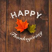 Happy Thanksgiving wood background