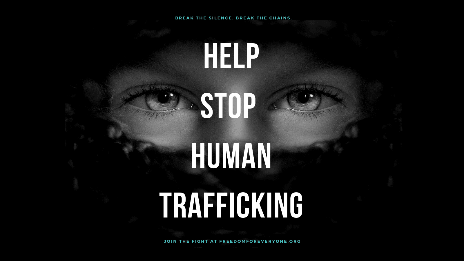 HELP STOP HUMAN TRAFFICKING