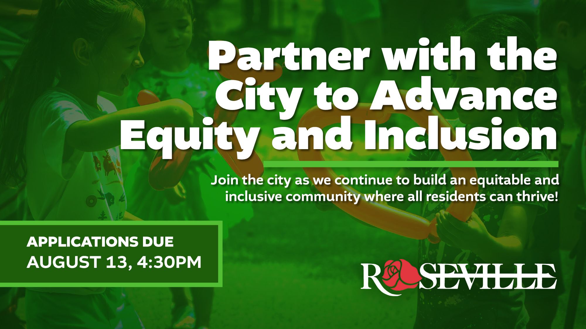 Partner with the City to Advance Equity and Inclusion