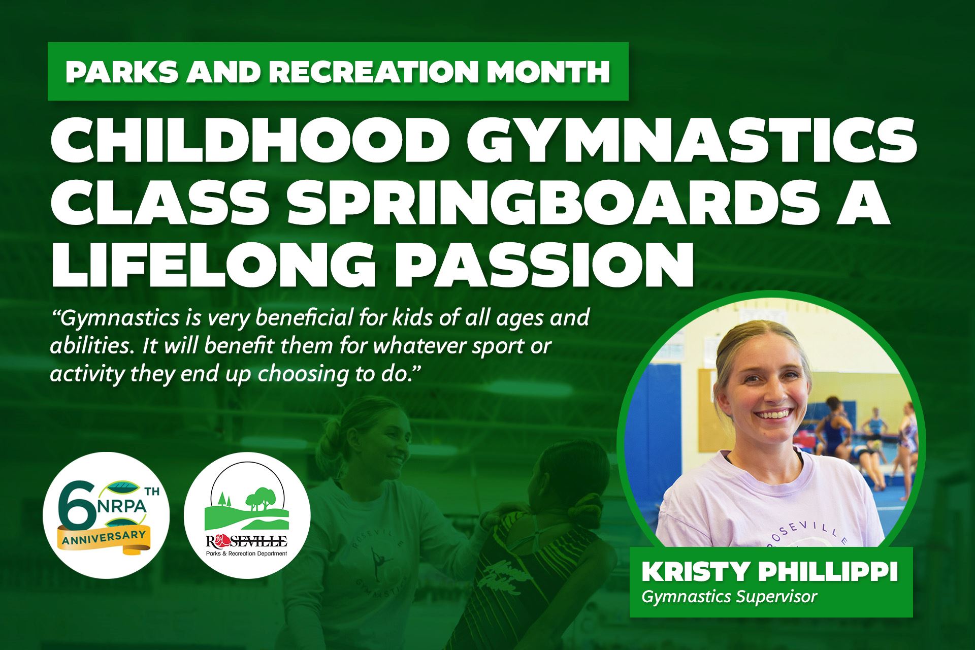 Childhood Gymnastics Class Springboards a Lifelong passion