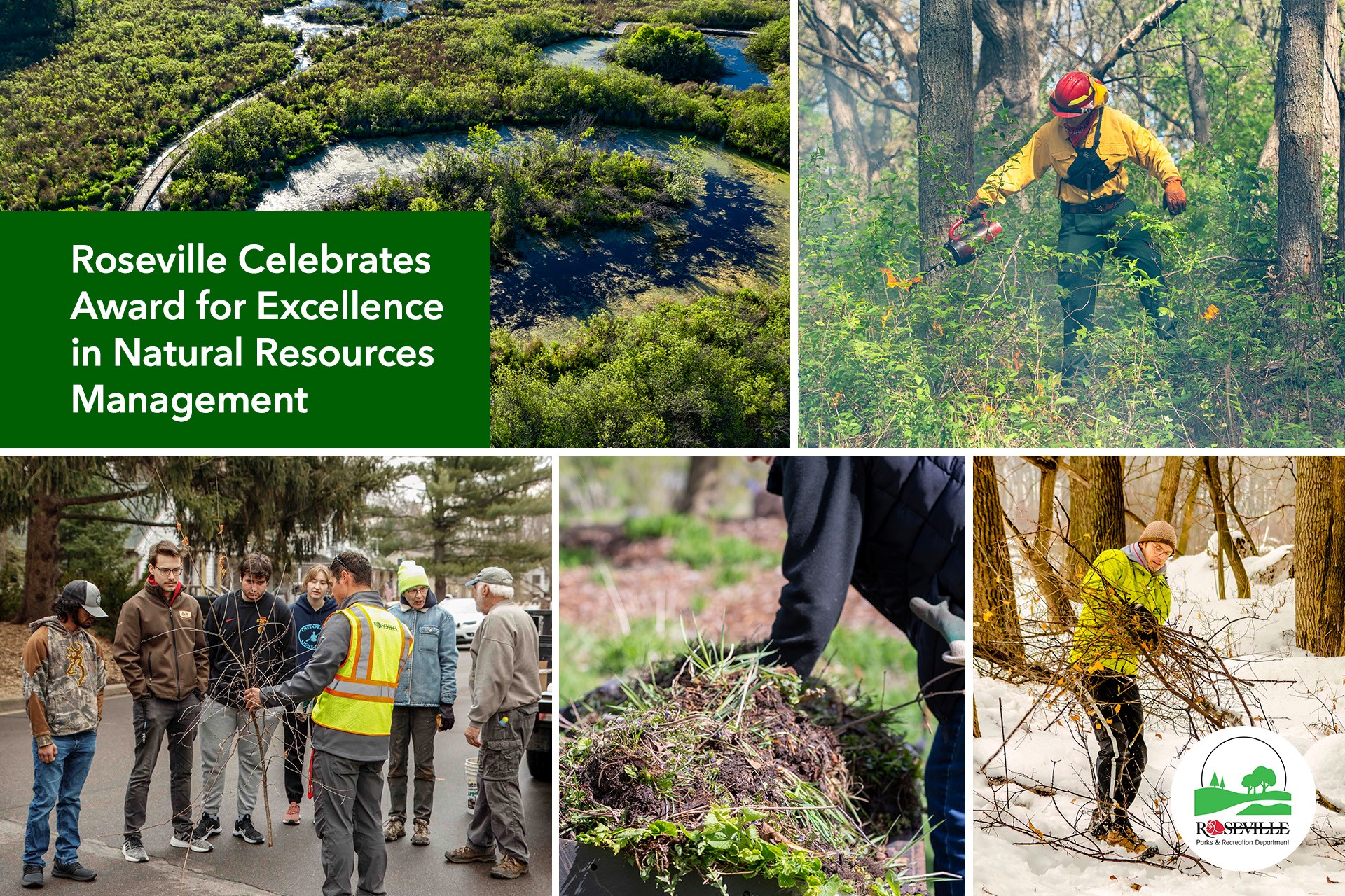 Roseville Celebrates Award for Excellence in Natural Resources Management