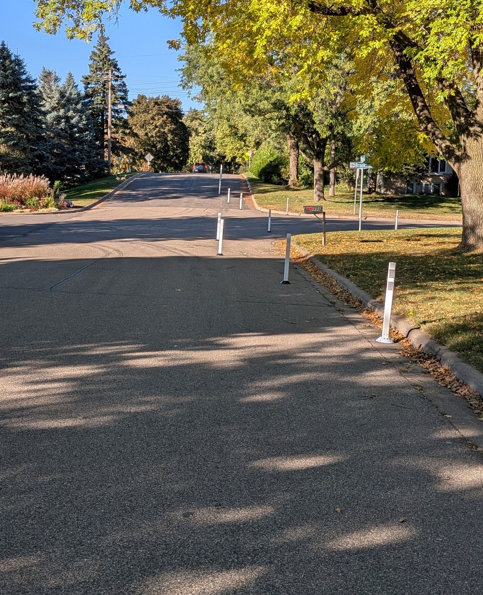 The City of Roseville is testing a pilot project on Pascal Street near Keya Park to improve safety for people walking, biking, and driving.